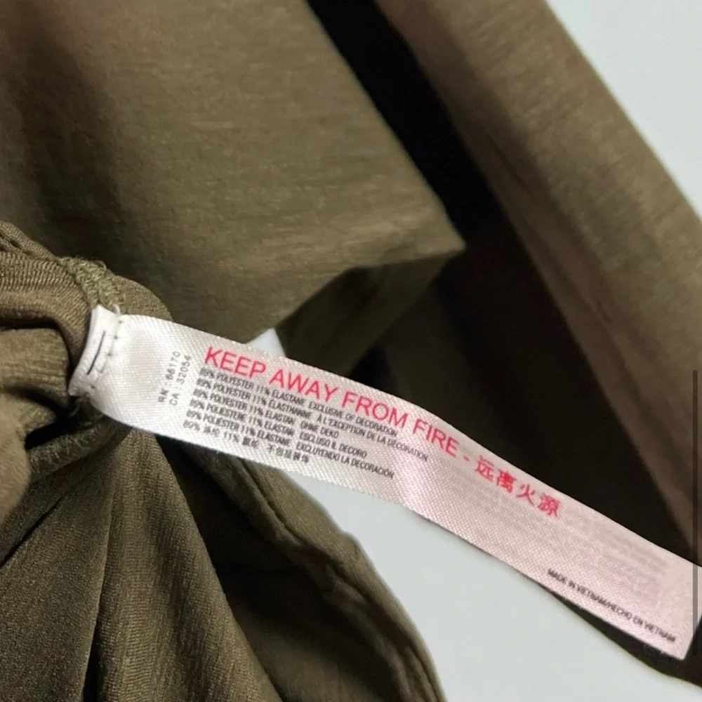 3 for $20 Sale: Free People Olive Long Sleeve Top - Picture 5 of 7